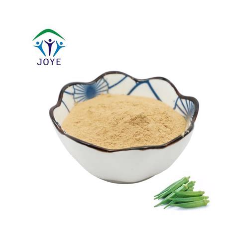 Natural Organic Dried Fresh Seed Fruit Polysaccharide Powder Okra