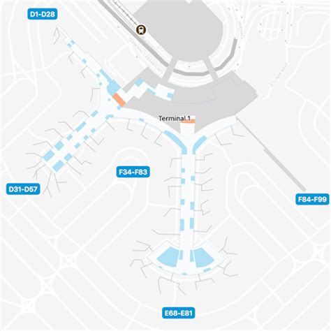 Toronto Airport Terminal 1 Map & Guide