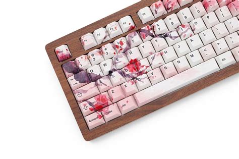 Ink Cherry Blossom Keycaps Set | Diykeycap