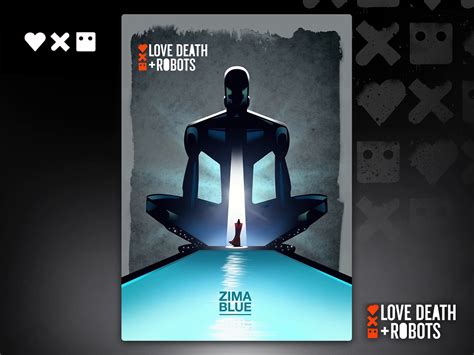 Love Death + Robots - Zima Blue Poster illustration by Giorgi Artman on ...