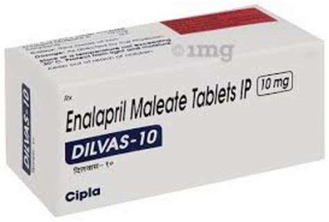 Dilvas 10 Enalapril Maleate Tablets At Rs 195 Stripe In Navi Mumbai