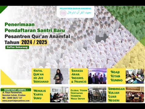 Pesantren Qur An Anamfal Indonesia Profile Ahlul Qur An With Gloval