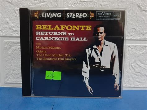 Cd Belafonte Returns To Carnegie Hall Hobbies Toys Music Media