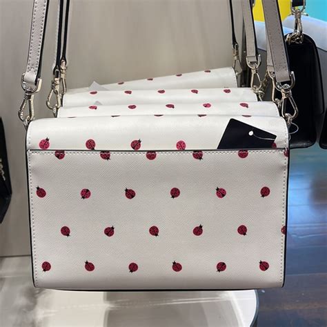 Kate Spade Bags Kate Spade New York Carson Dottie Ladybug Convertible Shoulder Bag Kb487nwt