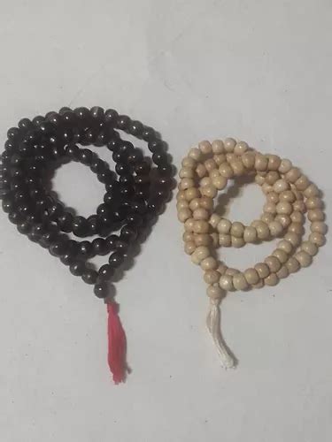 Japa Mala Cuentas Madera Reiki El Cristal Encantado MercadoLibre