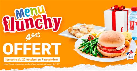 Flunch Menu Enfant Offert Tous Les Jours Partir De H