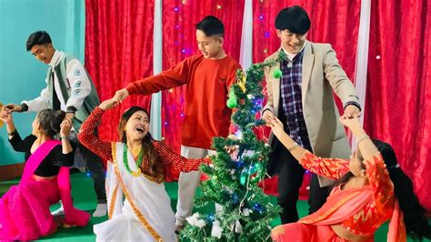 येशूको जन्म Bethlehem Gauaima Bigyan Barailyangila Moktan Nepali Christmas Cover Dance