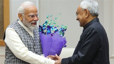 Nitish Kumar Meets Pm Modi In Delhi Says Will Never Leave Nda Again India Today