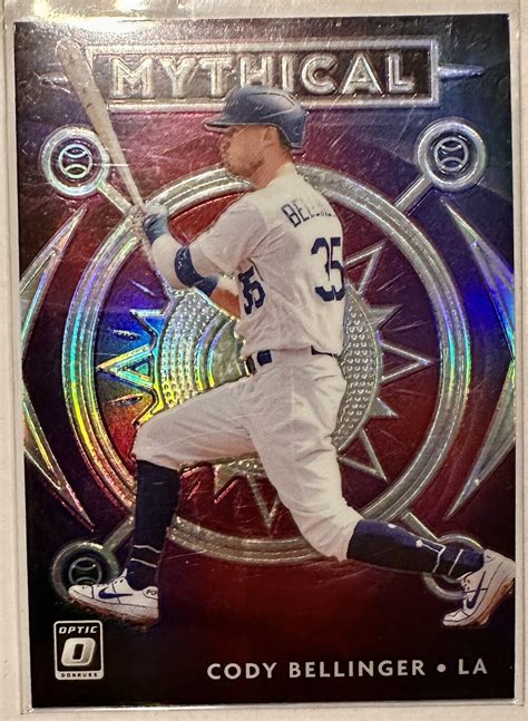 Panini Donruss Optic Mythical Holo Prizm M Cody Bellinger Ebay