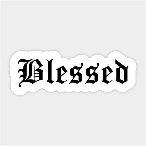 Blessed Old English Gothic by ch | Old english font tattoo, Old english ...