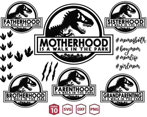 Motherhood Is Walk In The Park Svg Bundle 2 Upp767 Upplop Graphics Resources