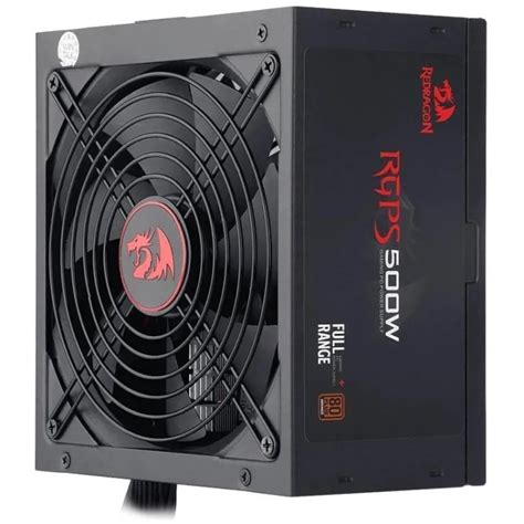 BOITE D ALIMENTATION REDRAGON RGPS 500W GC PS001 80 BRONZE FULL RANGE