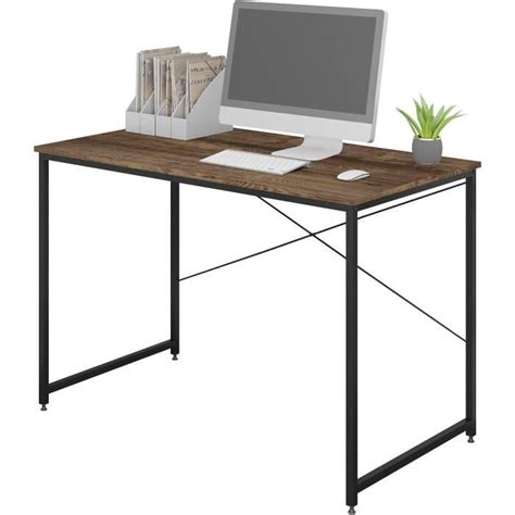 Esituro Bureau D Ordinateur Table De Bureau X X Cm Table Pc En