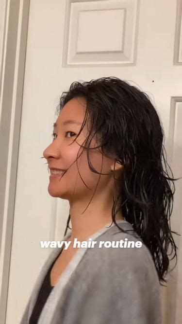 My Wavy Hair Routine Short Wavy Hair Straight Wavy Hair Wavy Hair