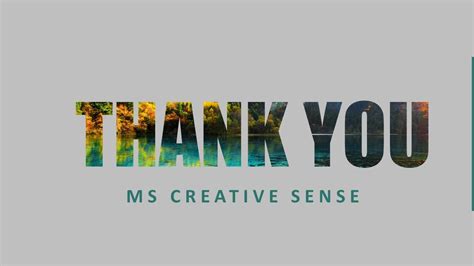 Motion Change Animated Thank You Slide In Powerpoint Ms Creative