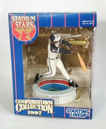 Hank Aaron Starting Lineup Cooperstown Collection Stadium Stars