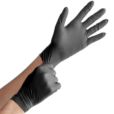 Lavex Industrial Nitrile Mil Thick Powder Free Textured Gloves