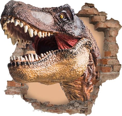 Adesivo Murale Drago E Dinosauro Dinosauro D Tenstickers