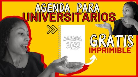 ⭐ Tu Agenda Para Universitarios 2022 Imprimible Gratis Minimalista Descargable Pdf Youtube