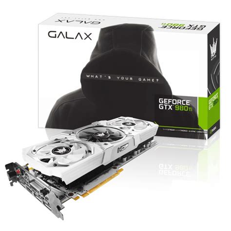 GALAX GEFORCE GTX 980 TI HOF LN2 Hall Of Fame HOF Graphics Card