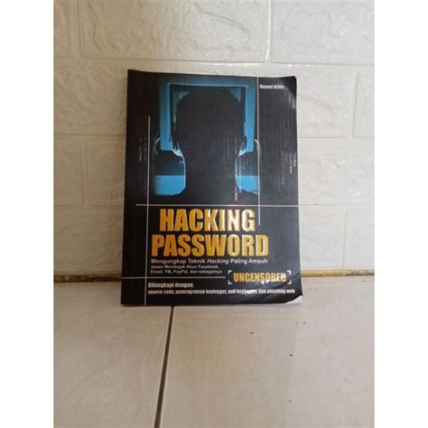 Jual Buku Hacking Password Free Ongkir Shopee Indonesia