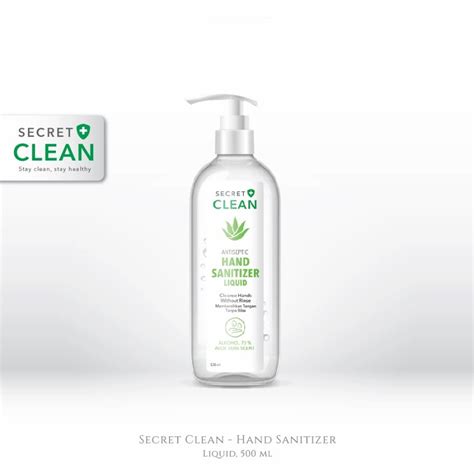 Jual Secret Clean Hand Sanitizer Gel Liquid Pump Refill Ml