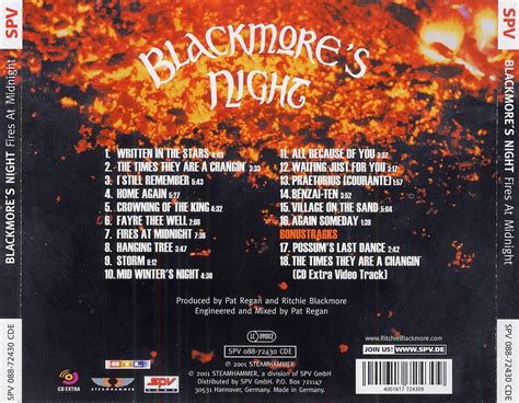 Las Galletas de Maria: Blackmore's Night - Fires At Midnight (2001 UK/US)