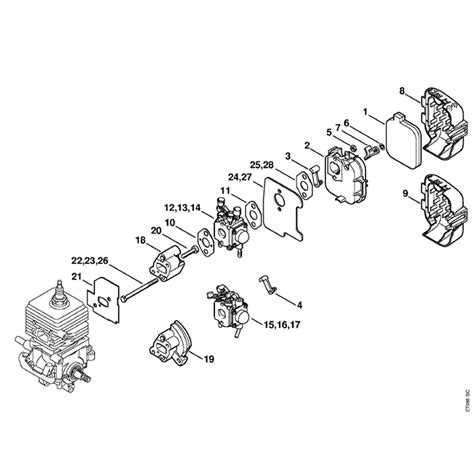 Stihl BG 65 Blower BG65 Z Parts Diagram Carburetor