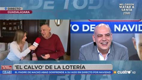 Nacho Abad Muy Emocionado Al Ver A Su Padre En Directo Quiero