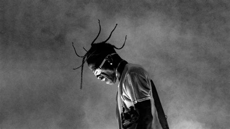 Travis Scott Wallpaper K Monochrome Live Concert K