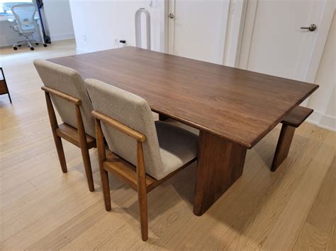 1 100 Ashley Isanti Dining Table Bench And 2 Chairs HeyKorean