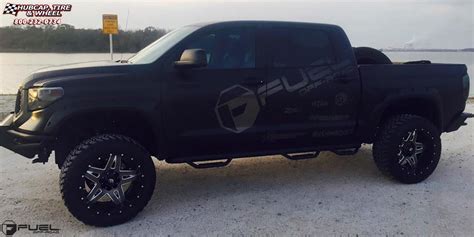 Toyota Tundra Fuel Full Blown D254 Gloss Black And Milled 22 X 12