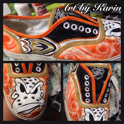 Pin By Karin Lamson On Art By Karin Hockey Shoes Anaheim Ducks