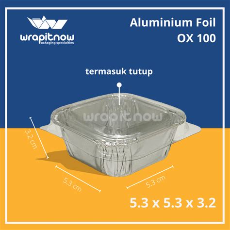 Jual Aluminium Foil Tray Tipe Ox Ox Ox Ox Rx Tray