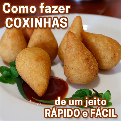 Curso Como Fazer Coxinhas de um jeito rápido e fácil