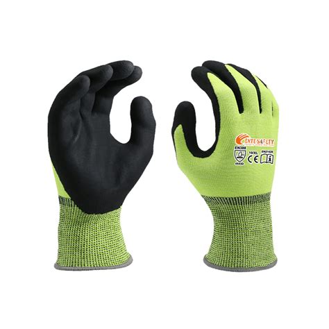 New Design Nitrile Cut Glove Auto Repair Eternity Safety