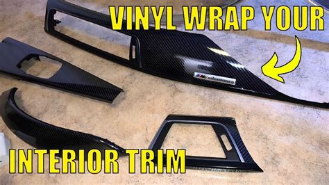 How To Vinyl Wrap Interior Trim Looks Oem F Youtube