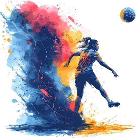 Digital Volleyball Art Images Free Download On Freepik