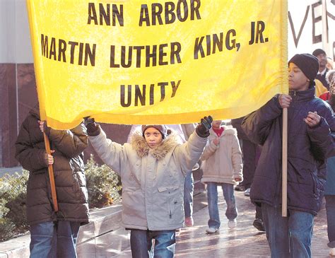 Jahsaan Hughbanks At The Second Baptist Church Annual Unity March To