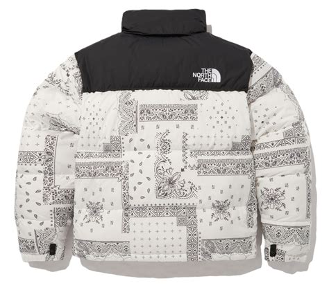 Áo The North Face Novelty Nuptse Jacket White Nj1dn76n Authentic Shoes