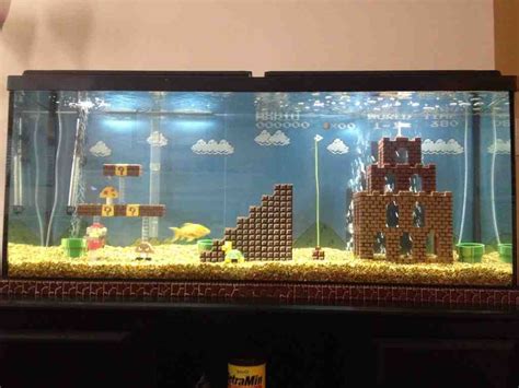 Minecraft Fish Tank Decorations Ape Aquarium Fish