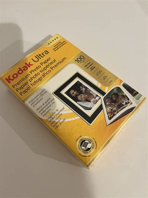 New Kodak Ultra Premium Photo Paper High Gloss Sheets X