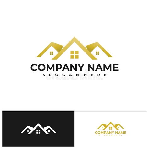 House Logo Vector Template Creative House Logo Design Concepts Stock