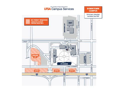 Fall 2021 Parking Information | Campus Services | UTSA | University of ...