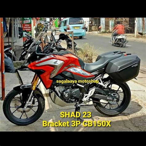 Jual Paket Sidebox SHAD 23 SH23 Bracket Side Box 3p Honda CB150X CB150