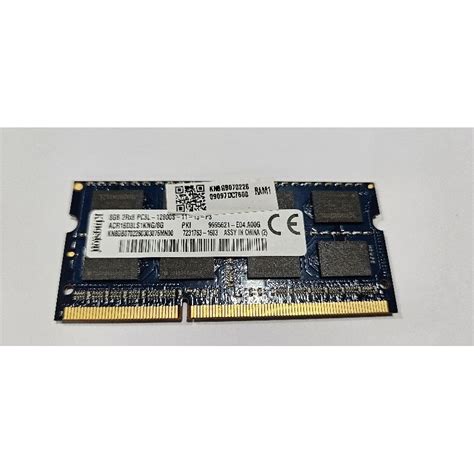 含稅 金士頓 筆電用 DDR3 1600 8GB 低電壓 ACR16D3LS1KNG 8G保固1個月 02R338 | 蝦皮購物
