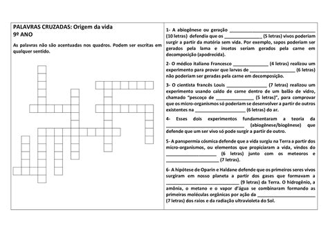 Cruzadinha Projeto De Vida