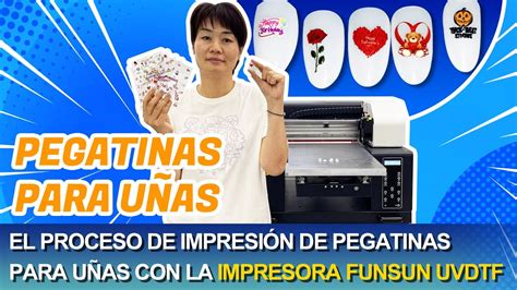 El proceso de fabricación de pegatinas para uñas con la impresora