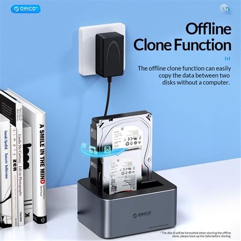 Orico 2535 Sata Hddssd Dual Bay Dock With Offline Clone Function