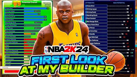 My Builder Breakdown On Nba 2k24 Early Access Youtube